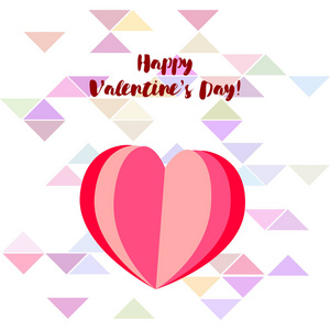 s Day, heart, greeting card, vector background