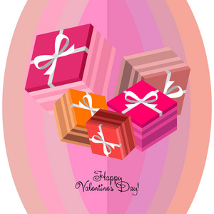 s Day, gift, greeting card, vector background