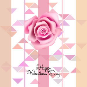 s Day, rose, flower, greeting card, vector background