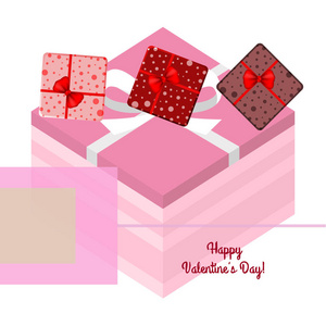 s Day, gift, greeting card, vector background