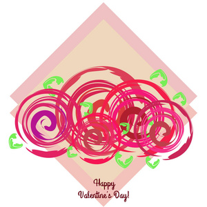 s Day, rose, flower, greeting card, vector background