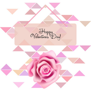 s Day, rose, flower, greeting card, vector background