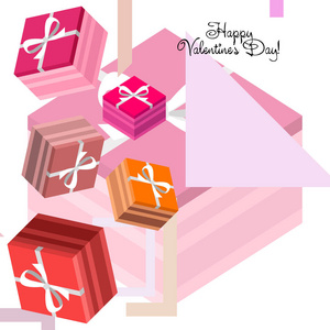 s Day, gift, greeting card, vector background