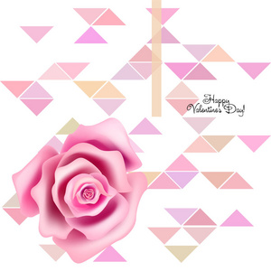 s Day, rose, flower, greeting card, vector background