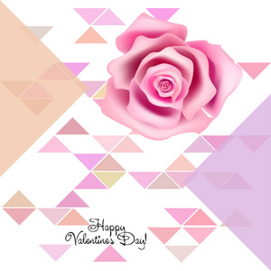 s Day, rose, flower, greeting card, vector background