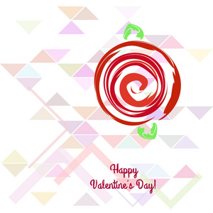 s Day, rose, flower, greeting card, vector background