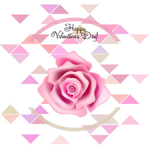 s Day, rose, flower, greeting card, vector background