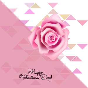 s Day, rose, flower, greeting card, vector background