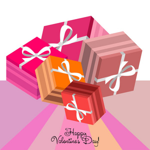 s Day, gift, greeting card, vector background