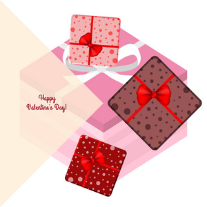 s Day, gift, greeting card, vector background