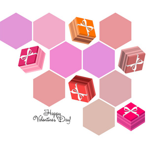 s Day, gift, greeting card, vector background