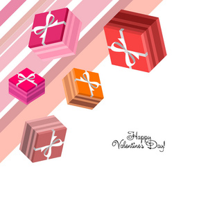 s Day, gift, greeting card, vector background