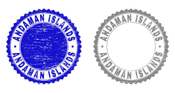 纹理安达曼群岛格朗格邮票