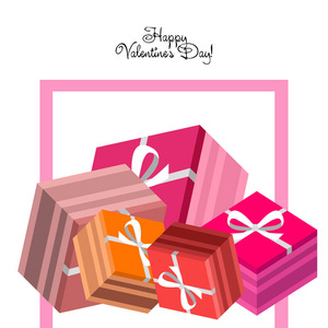 s Day, gift, greeting card, vector background