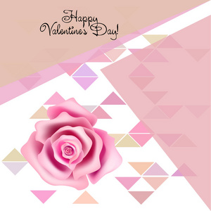 s Day, rose, flower, greeting card, vector background