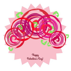 s Day, rose, flower, greeting card, vector background