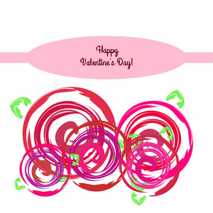 s Day, rose, flower, greeting card, vector background