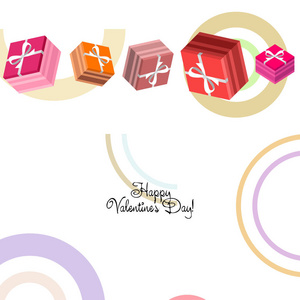 s Day, gift, greeting card, vector background