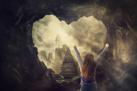 从陆地到天空图片