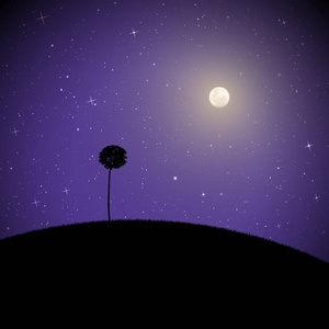 星月夜油画图片-星月夜油画素材-星月夜油画插画-摄图新视界