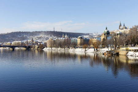 布拉格小镇，布拉格城堡，位于捷克共和国伏尔塔瓦河上游