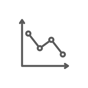 向下图形, 分析图表图案线条图标