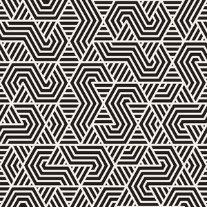 不规则线性网格抽象纹理.重复几何混沌条纹照片