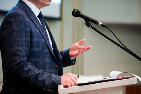 手势. 商人或政治家.照片