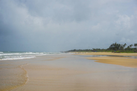 阿拉博村的空滩。 印度