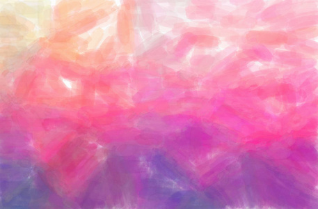 粉红色水彩背景的抽象插图。