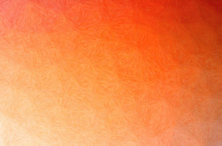 橙色Impasto背景的抽象插图。