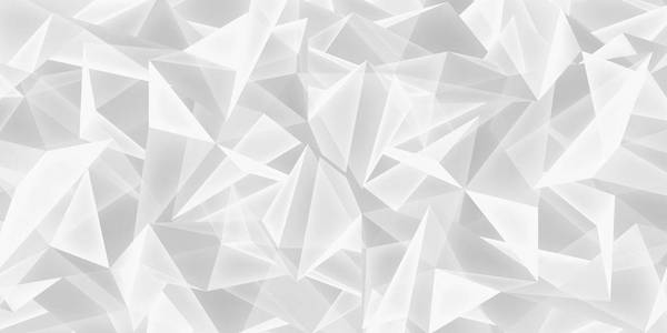 抽象的白色背景玻璃水晶纹理多个三角形光线壁纸矢量设计
