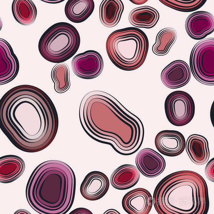 无缝炫彩抽象花纹