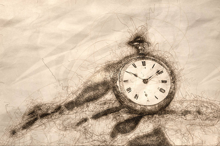 时间流逝图图片
