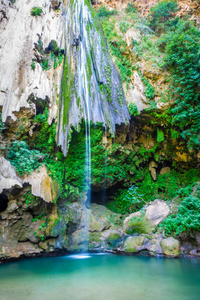 摩洛哥塔拉塞姆塔内国家公园阿克苏大瀑布