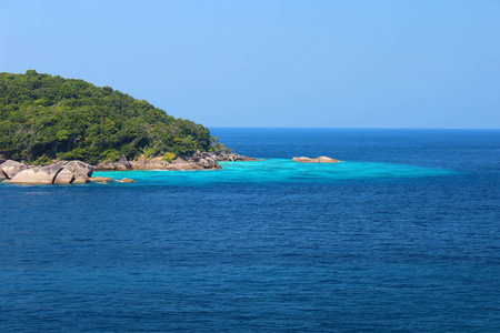 海水，海岛海洋绿色，蓝色