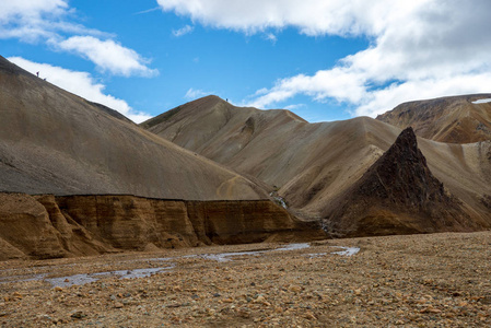 Fjallabak自然保护区的Landmannalaugar火山。冰岛