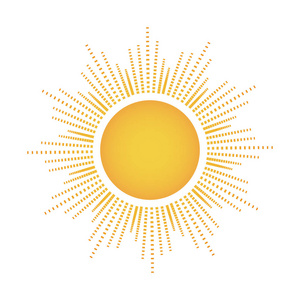 太阳光线徽标图片-太阳光线徽标素材-太阳光线徽标插画-摄图新视界
