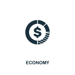 经济图标。从企业管理图标集合的高级风格设计。像素完美经济图标, 用于网页设计应用程序软件打印使用
