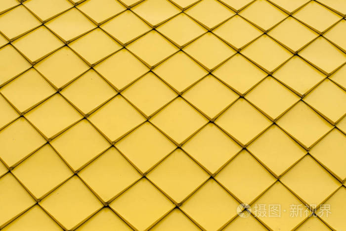 来自体积黄色菱形的纹理