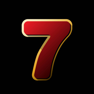 矢量. 红色图标与小黑色和无限的阴影在金色贴纸在黑色背景.照片