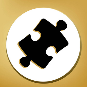 在黑色拼图图片