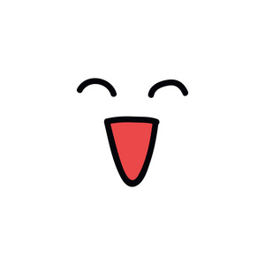 日本情调有趣的表情符号涂鸦图标卡哇伊图标图像可爱卡通食物矢量图的