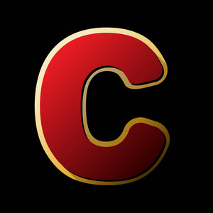 矢量. 红色图标与小黑色和无限的阴影在金色贴纸在黑色背景.照片