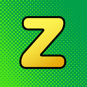 字母z标志设计模板元素. 矢量.