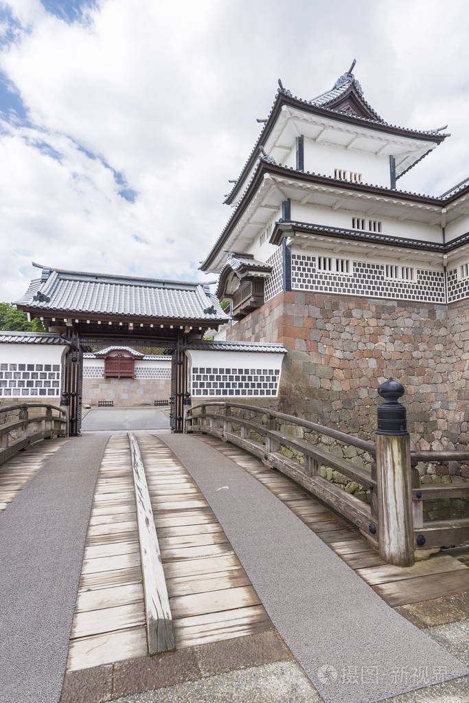 日本城堡城门图片