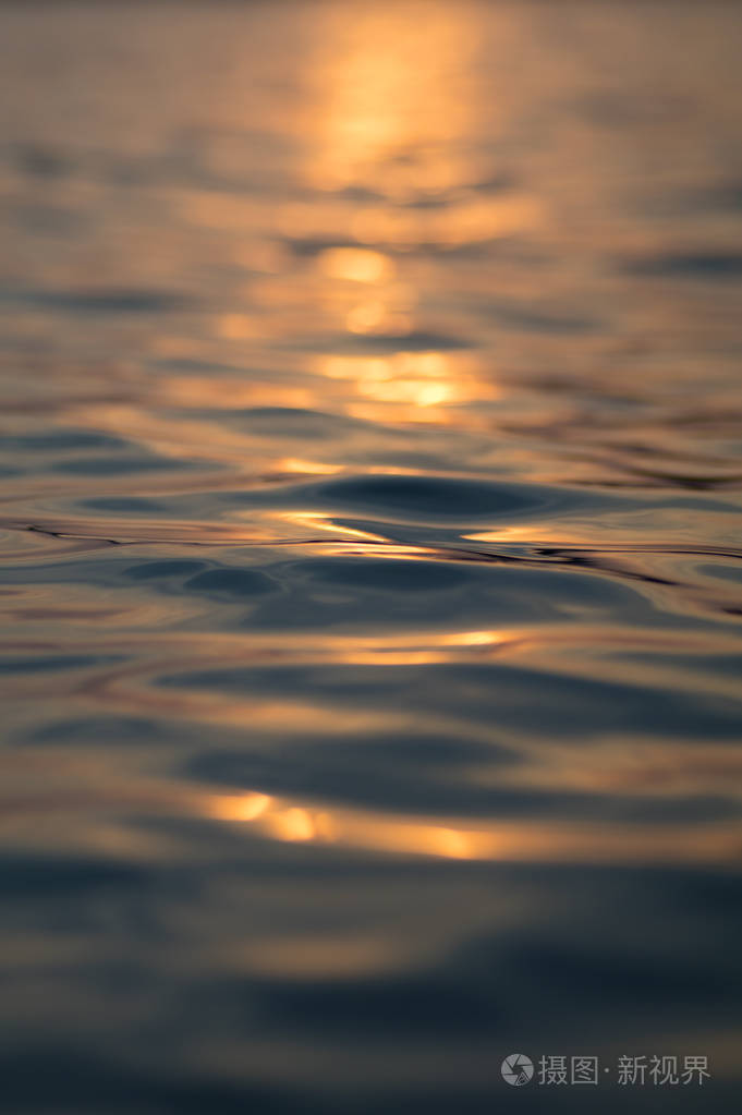 日落海水涟漪海景背景