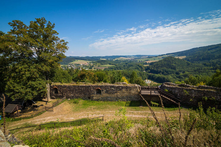 捷克共和国的Potstejn城堡