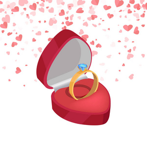 结婚戒指, 3d 风格的新娘钻石