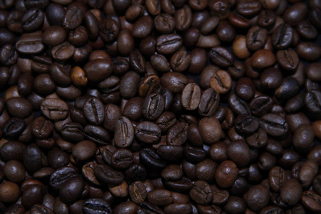 咖啡豆的背景